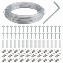 100 Pcs Picture Hanging Wire Kit, 100 Feet Heavy Duty Wire Picture Hanging for Photo Mirror Frame Artwork