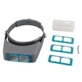 thumbnail image 2 of Headband Reading Magnifier Optical Glass Lenses Jewelry Repair Tool for Precision Work Crafting, 2 of 7