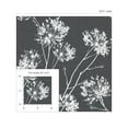 thumbnail image 7 of Seabrook Designs Charcoal One O'Clock Prepasted Wallpaper - 20.5 in. W x 33 ft. Roll, 7 of 7