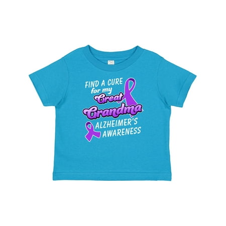 

Inktastic Alzheimer s Awareness Find a Cure for My Great Grandma Boys or Girls Baby T-Shirt