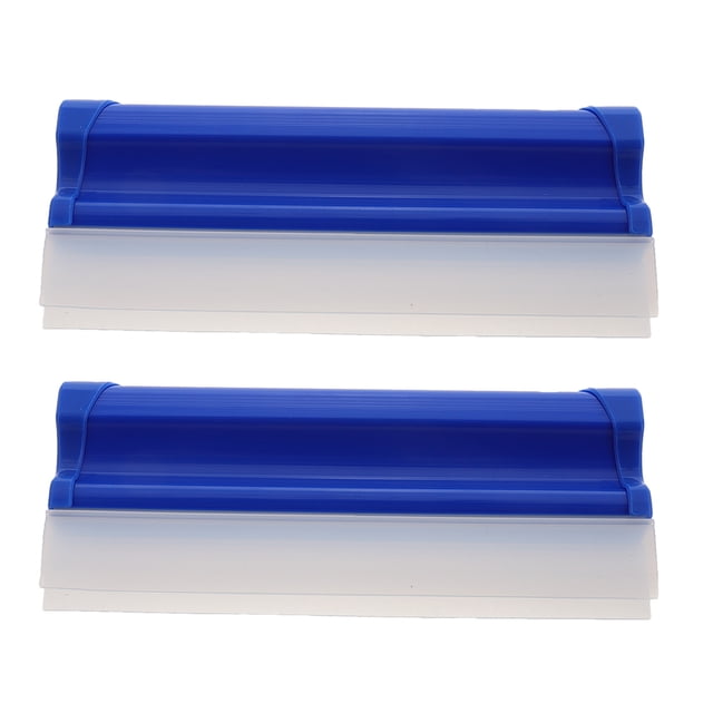 2 piezas Sobresco para automóvil para el limpiador de la ventana del automóvil Puertas de ducha de la ducha del baño de baño portátil Ligero