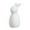 Ceramic White Bunny Figurine D, variant on Ceramic White Bunny Figurine, Easter Rabbits Decoration Cute Ceramic Bunny Egg Ornaments, Porcelain Modern Art Home Decor, Collectible Sculpture Craft for Home Office Easter Day Decor (A)