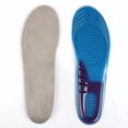 thumbnail image 1 of Plantilla De Silicona,Acolchada Suave Y Cómoda,Plantilla Transpirable Para Hombres Y Mujeres,Franela De Alta Elasticidad Tpe,Plantilla Deportiva,Azul-Gris,M, 1 of 7