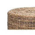 thumbnail image 2 of BenJara Farmhouse Style Wood and Rattan Coffee Table in Round Shape, Brown, 2 of 5