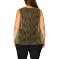 thumbnail image 3 of NOMADIC NOOK Women's Plus Size Halloween Packs Sleeveless Glitter Sequin Party Tank Top, 3 of 6