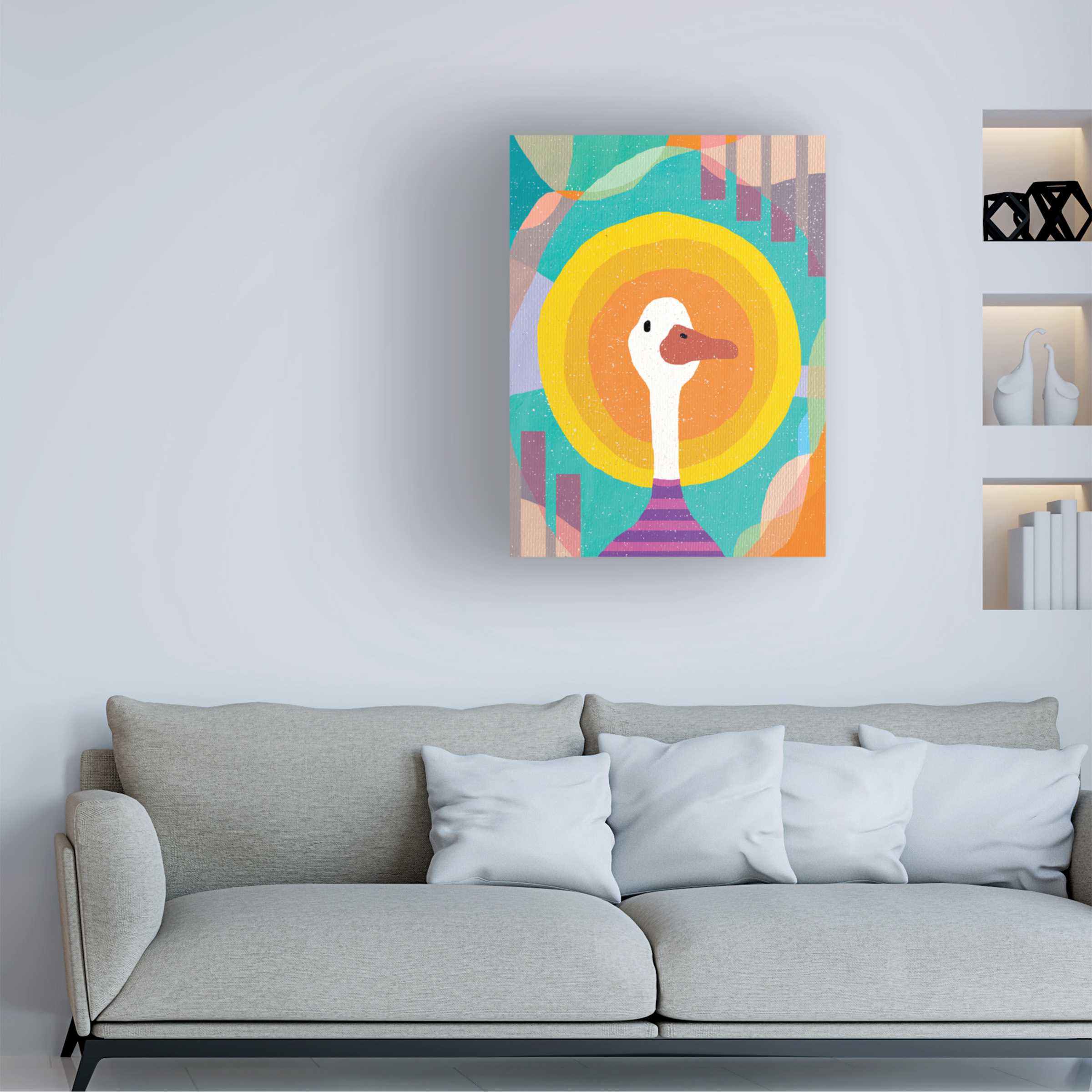 Aylin Demir 'Duck in the Sun' Canvas Art