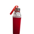 thumbnail image 2 of Botella de cristal, para tomar agua de 500 ml, de las chicas superpoderosas, Bellota funda roja,, 2 of 4