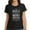 Black, variant on Womens Merry Christmas Gift the Queen of Casual with a Funny Vintage T-Shirt Black Small