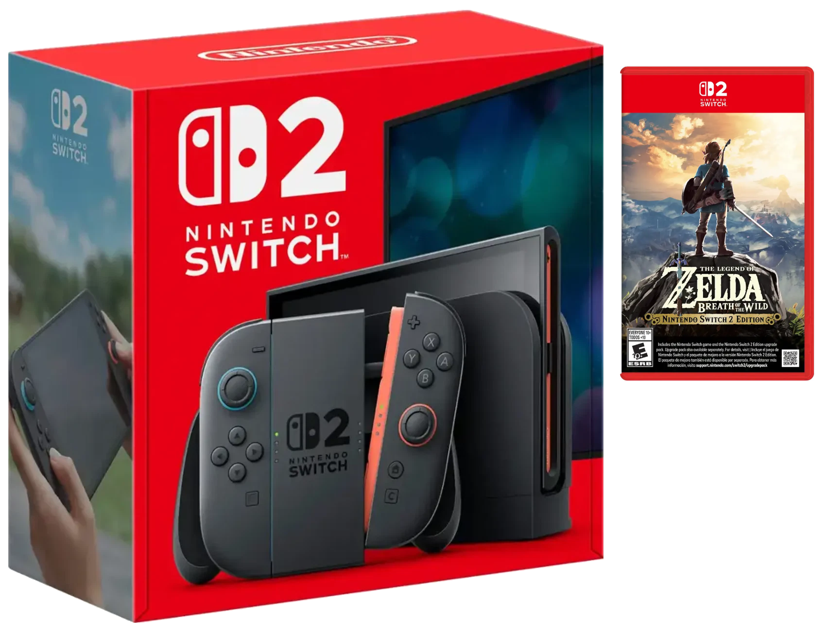 Nintendo Switch 2 Gaming Console with The Legend of Zelda: Breath of The Wild