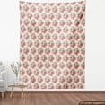 thumbnail image 4 of Ambesonne Floral Fabric by the Yard Upholstery, Lili Flowers Bouquet Romance, 10 Yards, Coral Coral and Pale Grey, 4 of 5