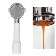 thumbnail image 4 of 51mm Coffee Bottomless Portafilter,  Comfortable Grip 51mm Portafilter Detachable Extraction Improvement Replacement  For ECO310 Coffee Machine, 4 of 7