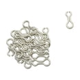 thumbnail image 2 of Mosiee Heavy Duty Fishing Sinkers Jigs Lure Wire Eyelets Splay Rings 100Pcs/Set, 2 of 8