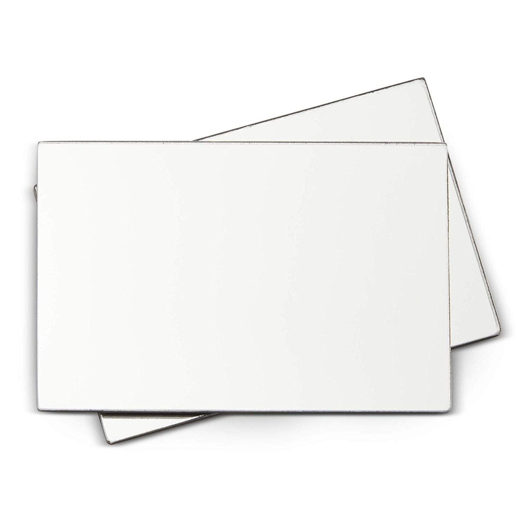 2 Pack Locker Mirror with Rounded Corners, 4 x 6 inches
