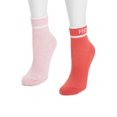 thumbnail image 2 of MUK LUKS Women's Studio Inspire Cotton Mini Crew Socks, 2-Pack, Shoe Size 6-10, 2 of 4