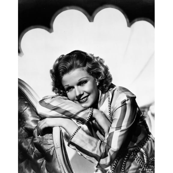 Jean Harlow Posed in Long Sleeve Shirt Photo Print (8 x 10)