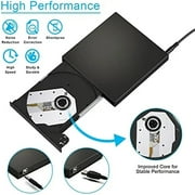 External CD/DVD Drive for Laptop, USB 3.0 Portable Burner Writer Compatible with Various Systems