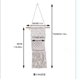 thumbnail image 3 of Tapisserie Tisse - tisss la main Boho Chic Wall Art Bohemian pour le salon, dcoration pour la maison (28*48cm), 3 of 4