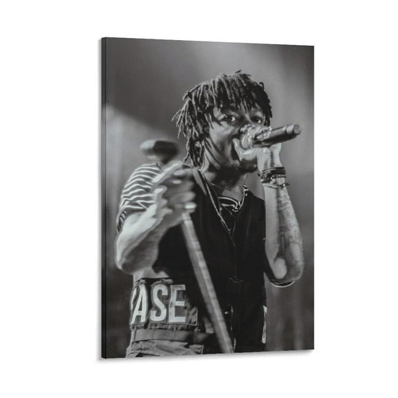 J.I.D Rapper Star Poster Rock Music Canvas Wall Art Print For Room Aesthetic And Decor Poster For Bedroom Living Room Bathroom Kitchen Office Decor