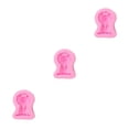 thumbnail image 2 of Molde de Silicona Ounissouiy Diseño de Animales de Dibujos Animados Rosa Tipo 4, 2 of 6
