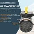 thumbnail image 4 of BLACKHORSE-RACING Self Priming 110V AC 16GPM 60L/min Oil Transfer Pump Fuel Diesel Kerosene Biodiesel Pumps, 4 of 4
