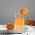 thumbnail image 5 of 15 Ounces/ 430ml Highball Glasses Set of 6, JOYCEMALL Vintage Style Clear Drinking Glasses Juice Tumblers & Water Cups Kit for Juice Cocktails Iced lemonade Tea Frappe Smoothies Milkshakes kitchen, 5 of 8
