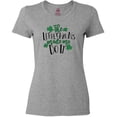 thumbnail image 3 of Inktastic St. Patrick's Day The Leprechauns Made me Do It Women's T-Shirt, 3 of 5