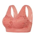 thumbnail image 2 of Uvwlwu Wireless Jelly Bras for Women, Women's Summer Ice Silk Seamless Beauty Back Bra Gathers Together Wipe Bra Lace Underwear Women's Chest Wrap Sports Vest, 2 of 3