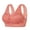 Orange, variant on Bralette for Women, Soft Wirefree Front Closure Deep V Bra Deep V Push Up Lightweight Bra Seamless Push Up Breathable Bra Smoothing Seamless Lingerie Daily Beach Wear, Orange