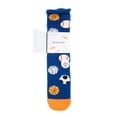 thumbnail image 5 of MeMoi Bounce Back Greeting Card Crew Socks, One Size, Blue, 5 of 5