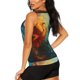thumbnail image 3 of Balery Red And Blue Fire Peacock Camiseta sin mangas estampada ligera para mujer, tops de entrenamiento sin mangas, camisetas de yoga transpirables de secado rápido.-Medium, 3 of 7