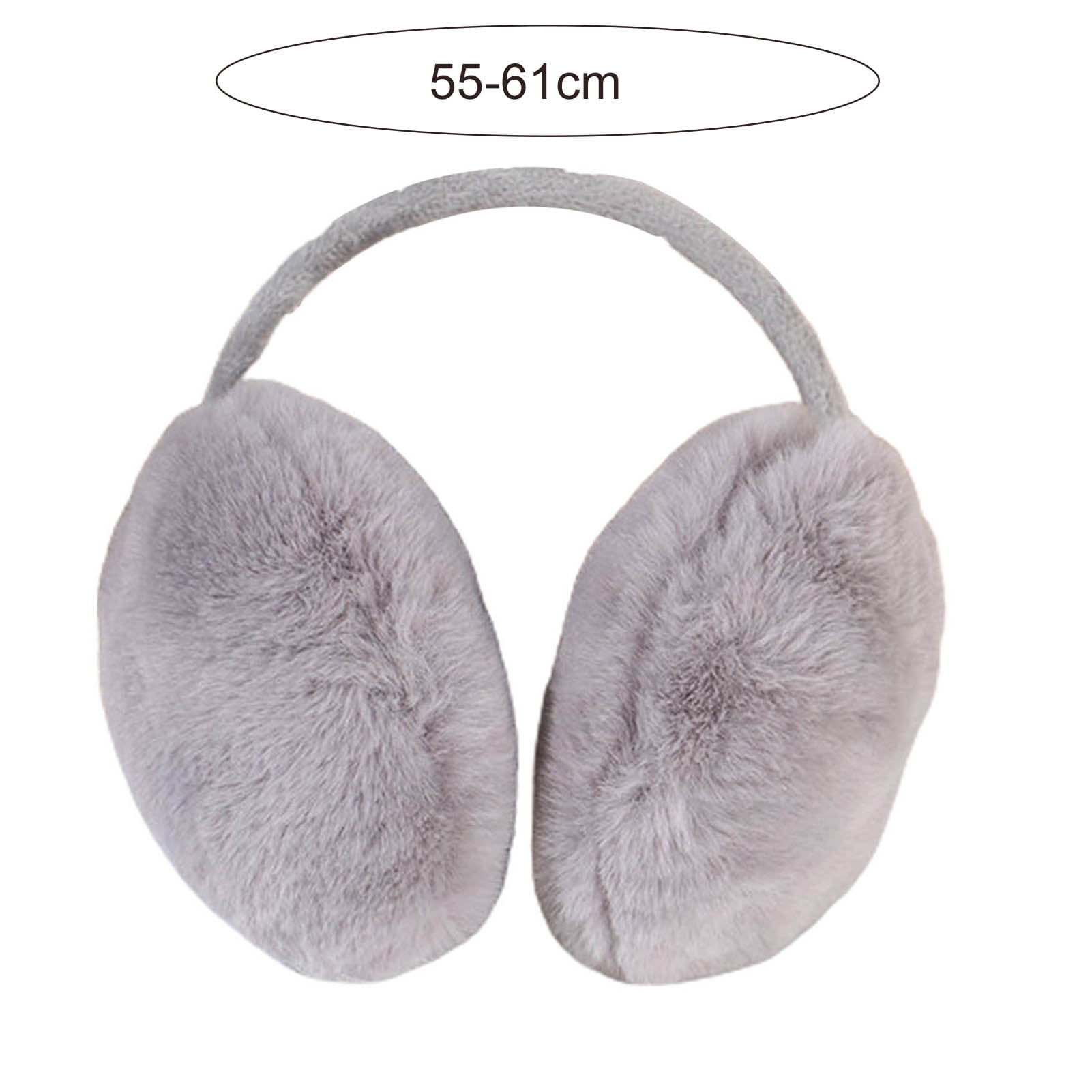 Adjustable Faux Fur Earmuffs- Soft Warm Ear Muffs for Winter Women Men- Ear  Covers Ear Warmers for Most Adults 