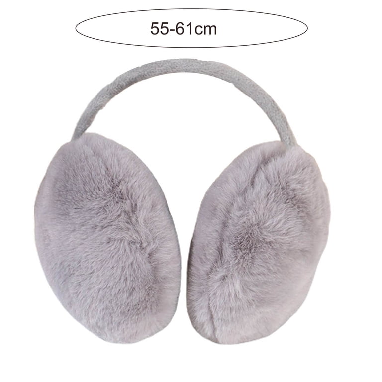 Adjustable Faux Fur Earmuffs- Soft Warm Ear Muffs for Winter  display picture 2