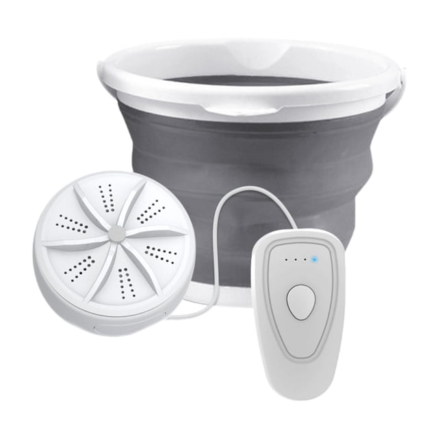 Mini lavadora de turbina para ropa interior con cubierta de agua portátil para viajes de negocios Dormitorio para campamentos Touring RVS