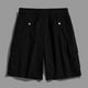 thumbnail image 3 of pstuiky Pantalones cortos de gimnasio, Pantalones cortos cargo para hombre, para correr, con múltiples bolsillos, cintura elástica, de algodón, para senderismo., 3 of 3