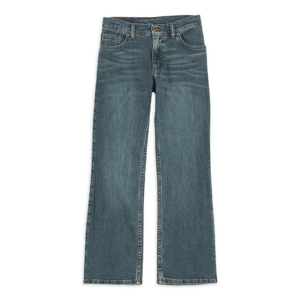 Wrangler - Wrangler Boy's Bootcut Jeans, Sizes 4-18 & Husky - Walmart ...