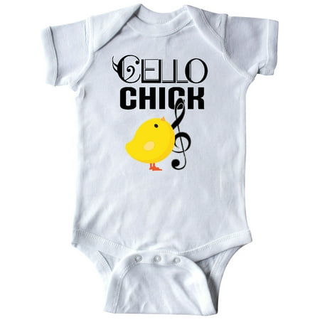 

Inktastic Cello Chick Cellist Orchestra Music Gift Baby Girl Bodysuit