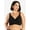 Black, variant on , The Evie, Unpadded Wireless Bra, Medium Support, Breathable Cotton Bra, Padded Straps, Comfort Bra (Women's & Women's Plus)