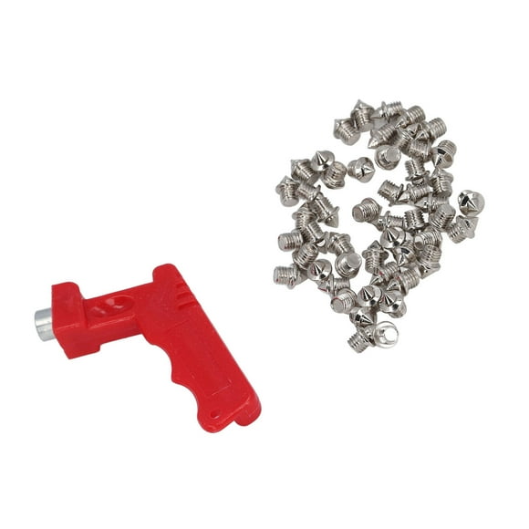 Golf Shoe Spikes, Carbon Steel Easy To Use Track Spikes with Spike Wrench for Sprinting