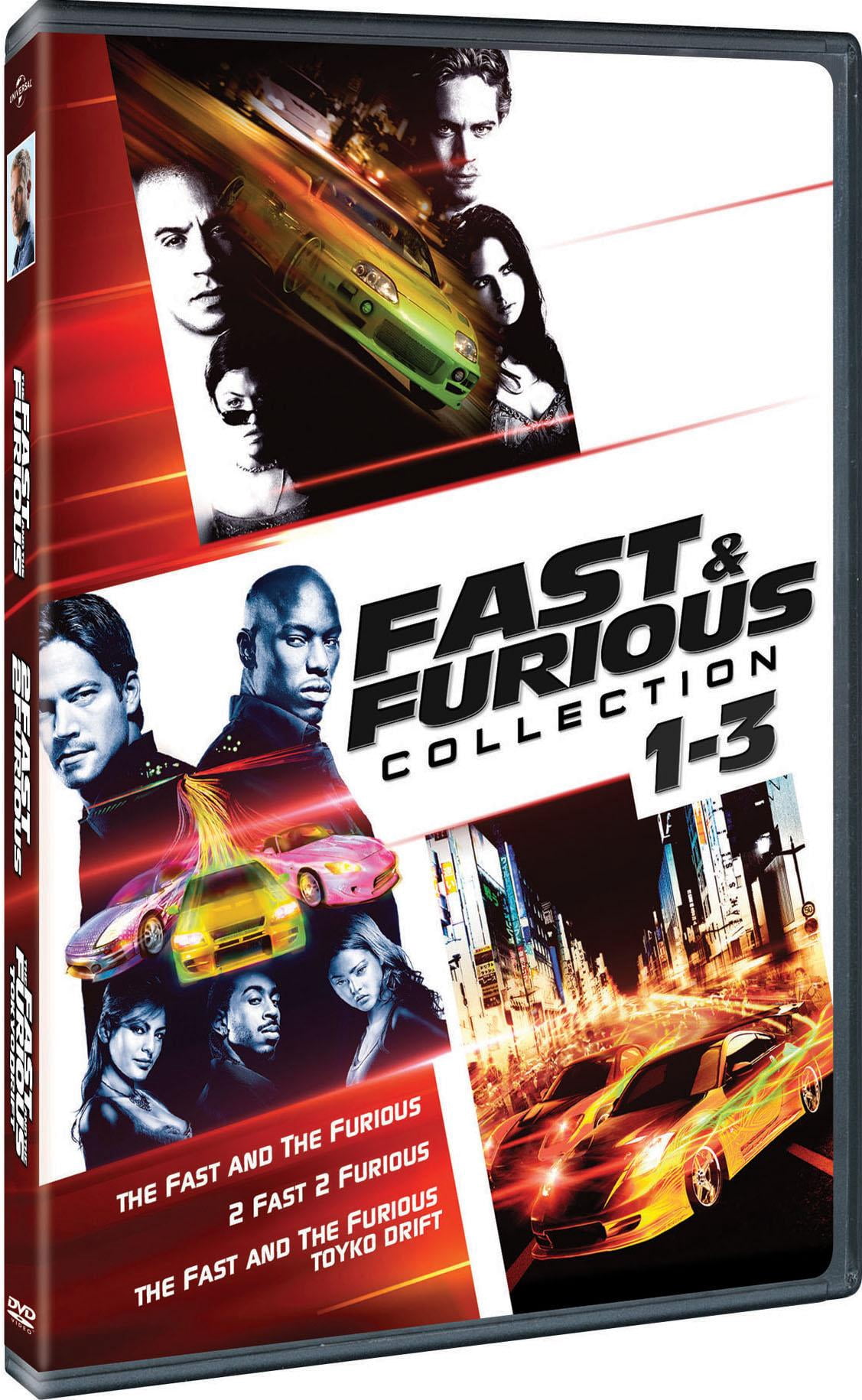 Fast & Furious Collection 1-3 (DVD) - Walmart.com