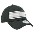 thumbnail image 3 of Men's New Era  Black Las Vegas Raiders Stripes 39THIRTY Flex Hat, 3 of 5
