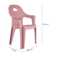 thumbnail image 2 of 2 Sillas Rattan Nube Infantil Rosa, 2 of 4