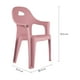 thumbnail image 2 of 2 Sillas Rattan Nube Infantil Rosa, 2 of 4