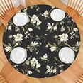thumbnail image 2 of Round Picnic Table Cloth 100% Waterproof & Oil Proof, Elastic Fitted Table Cover for 45"-52" Round Tables, for Dining, Camping, Outdoor, 2 of 7