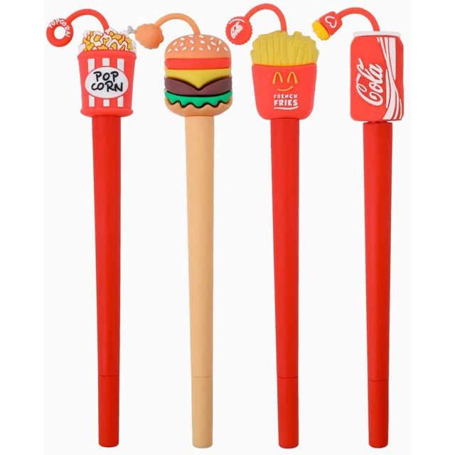 8 bolígrafos de tinta de gel con forma de conejo travieso, para regalo de niños, bolígrafos escolares kawaii, juego de útiles escolares divertidos a granel, bolígrafos de punta de bola de dibujos ani