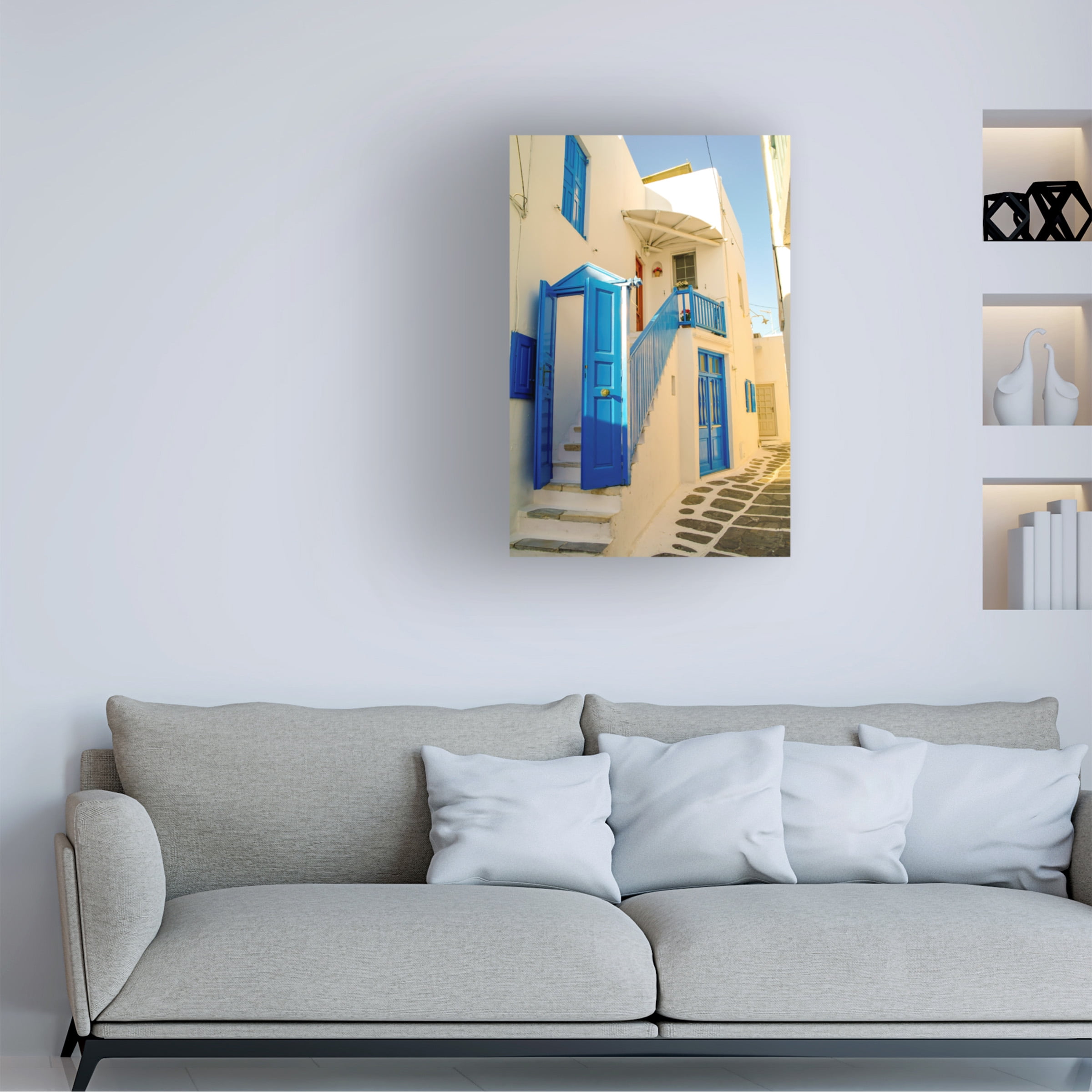 Ben Heine 'Mediterranean Alleyway' Canvas Art