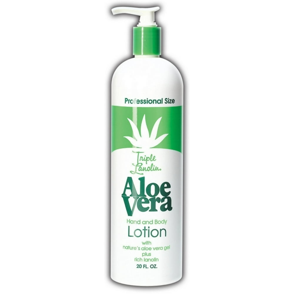 Triple Lanolin Aloe Vera Hand & Body Lotion 20 oz