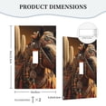 thumbnail image 2 of Southwestern Horse Ethnic Native Light Switch Cover Decorator Single Toggle Wall Plate 1-Gang Receptacle Outlet Decor, 2 of 7
