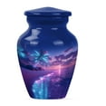 thumbnail image 6 of Neon Beach Large Funeral Cremation Urns for Human Ashes, Urns for Human Ashes Adult Man, Small Urn for Ashes Adult Male, Urns for Women Human Ashes(Size - 10inch 1Pcs, 3inch 2Pcs), 6 of 8