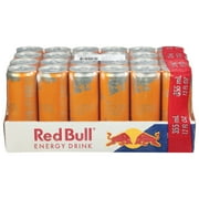 Red Bull Amber Edition Strawberry Apricot Energy Drink, 12 fl. oz., Pack of 24 Cans