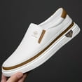 thumbnail image 2 of Men'S Outdoor Vacation Loafers | Stylish Minimalist Casual Shoes Non-Slip Slip-On Design for Travel/Leisure with Soft Microfiber Upper, Rubber Sole,, 2 of 9